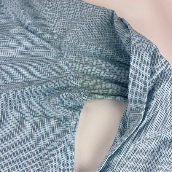 Express Button Up Shirt Mens XL 17-17.5 Modern Fit Blue - Picture 3 of 10